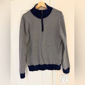 Jcrew Navy Striped Men's Sweater